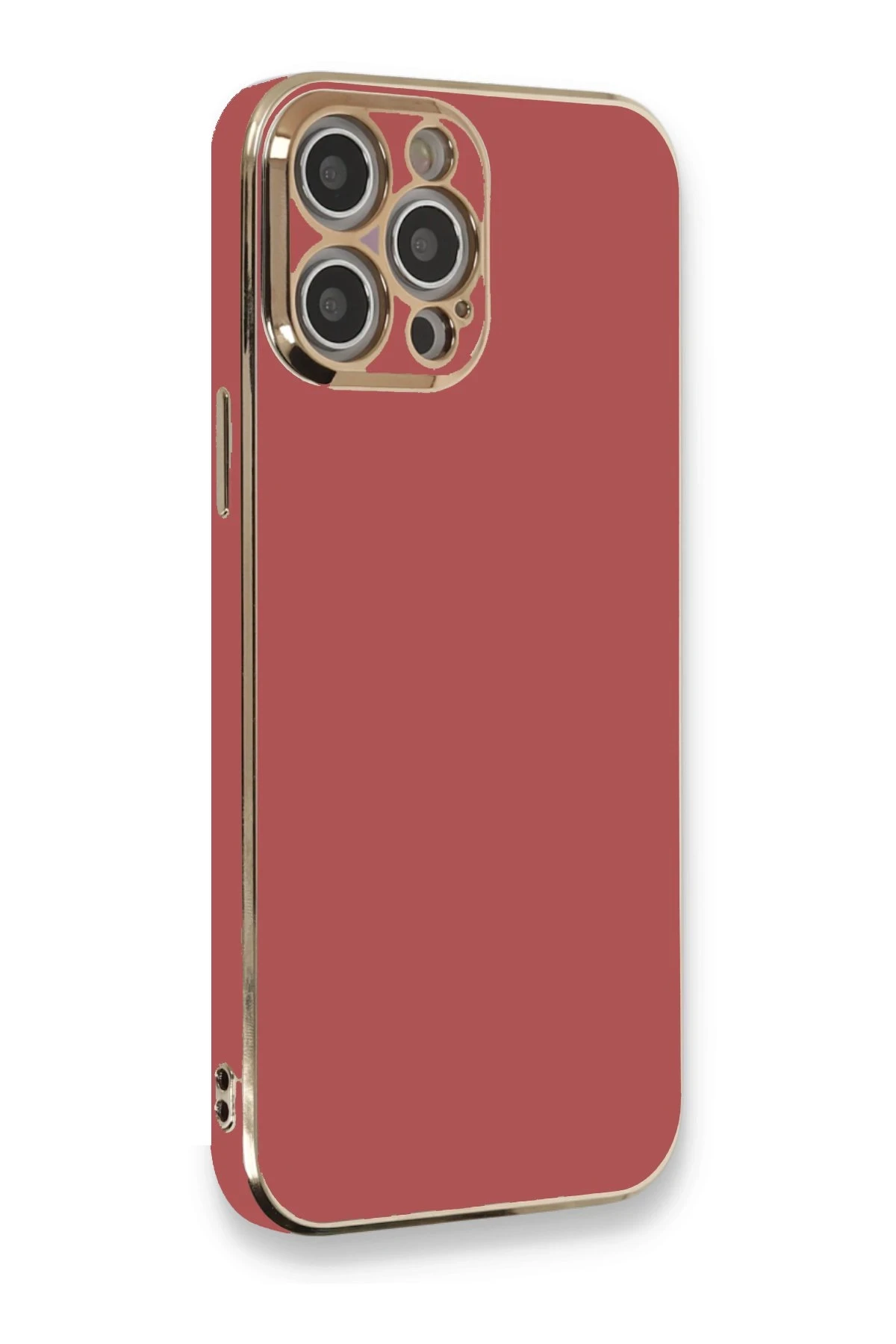 Newface iPhone 12 Pro Kılıf Volet Silikon - Kırmızı
