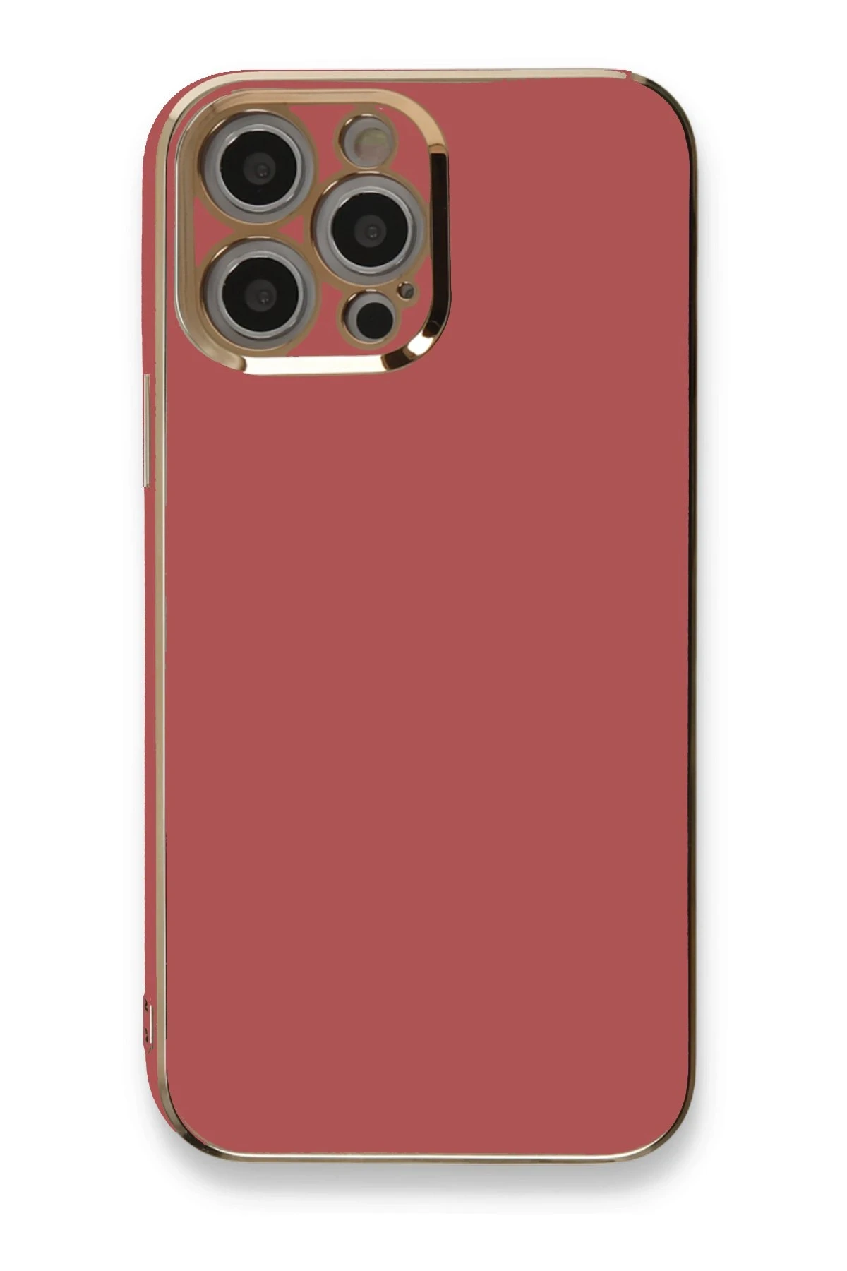 Newface iPhone 12 Pro Kılıf Volet Silikon - Kırmızı