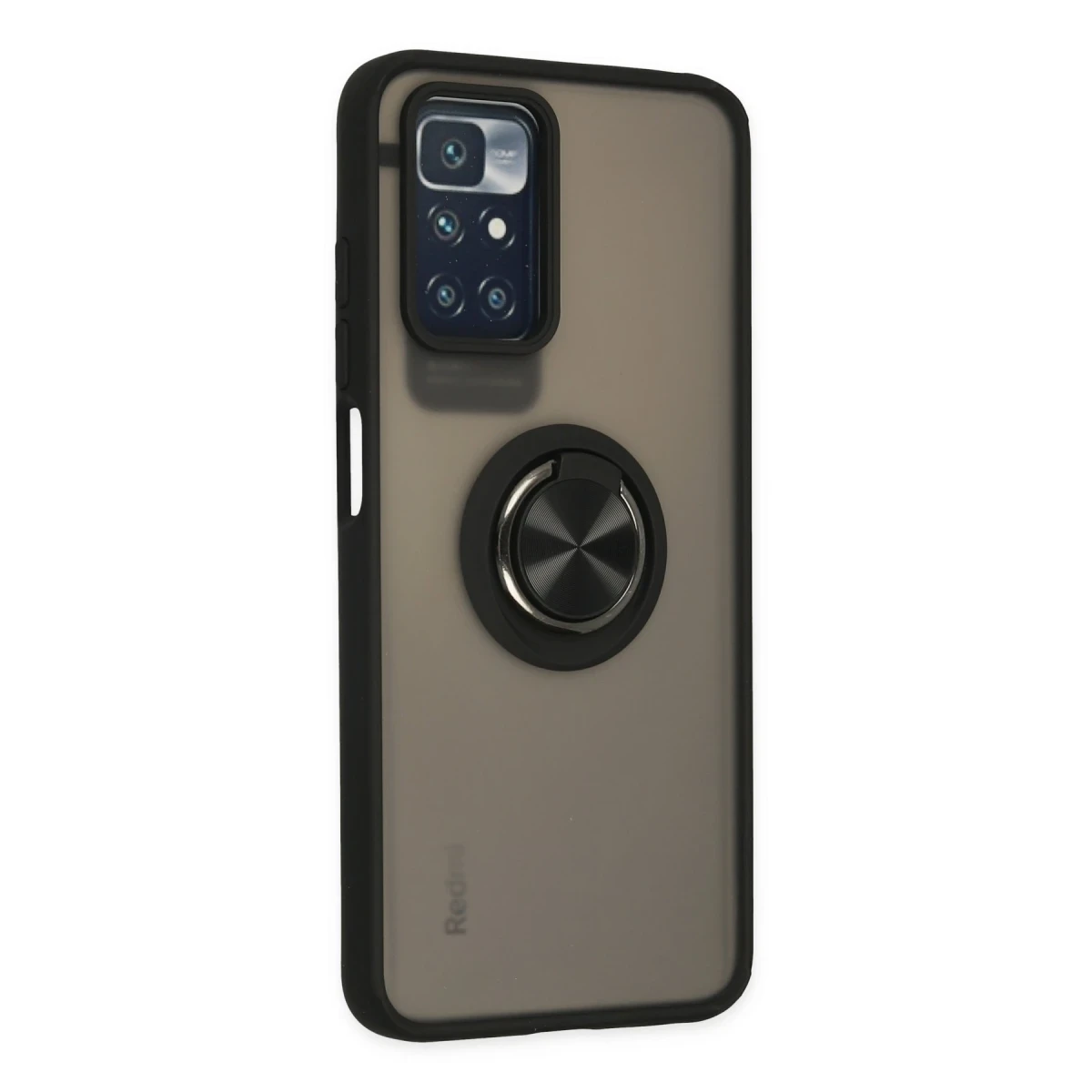Newface Xiaomi Redmi 10 2022 Kılıf Montreal Yüzüklü Silikon Kapak - Siyah — görsel 7