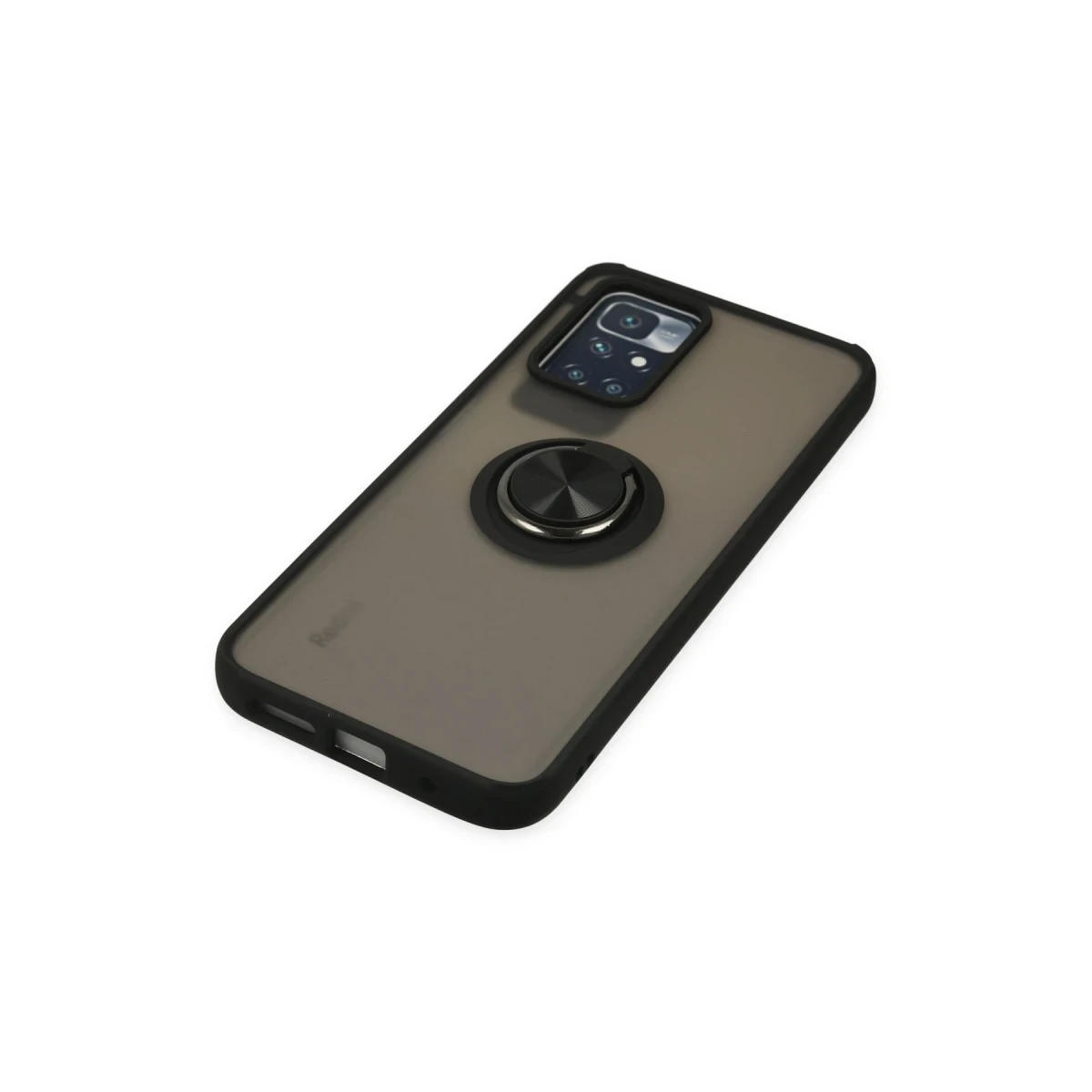 Newface Xiaomi Redmi 10 2022 Kılıf Montreal Yüzüklü Silikon Kapak - Siyah — görsel 10