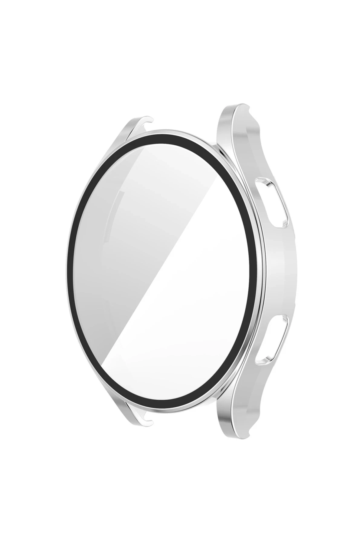 Newface Watch 4 46mm Wall Camlı Kasa Ekran Koruyucu - Gümüş