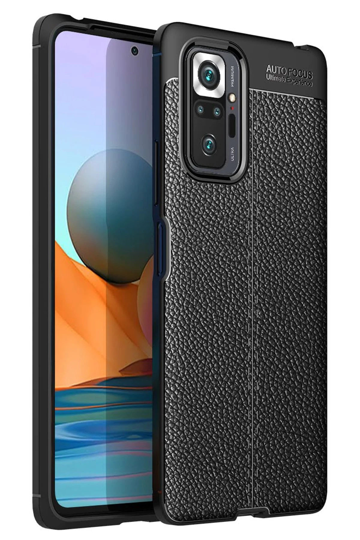 Newface Xiaomi Redmi Note 10 Pro Kılıf Auto Focus Kapak - Siyah