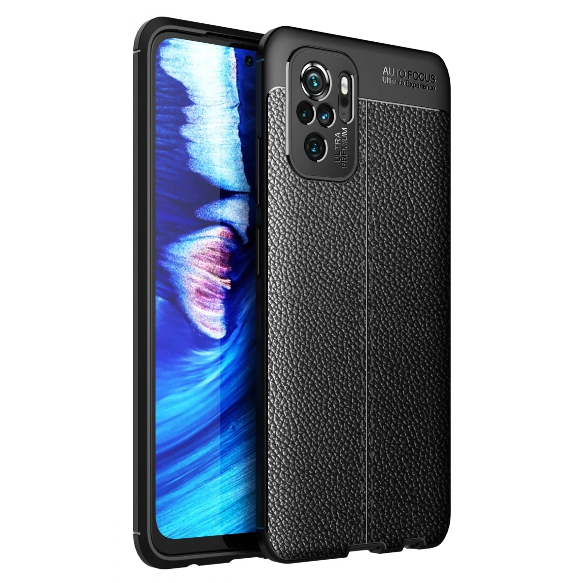 Newface Xiaomi Redmi Note 10 Kılıf Auto Focus Kapak - Siyah — görsel 4