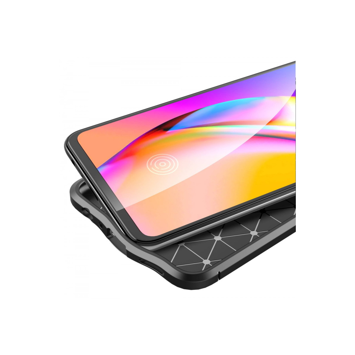 Newface Oppo Reno 5 Lite Kılıf Auto Focus Kapak - Siyah — görsel 9