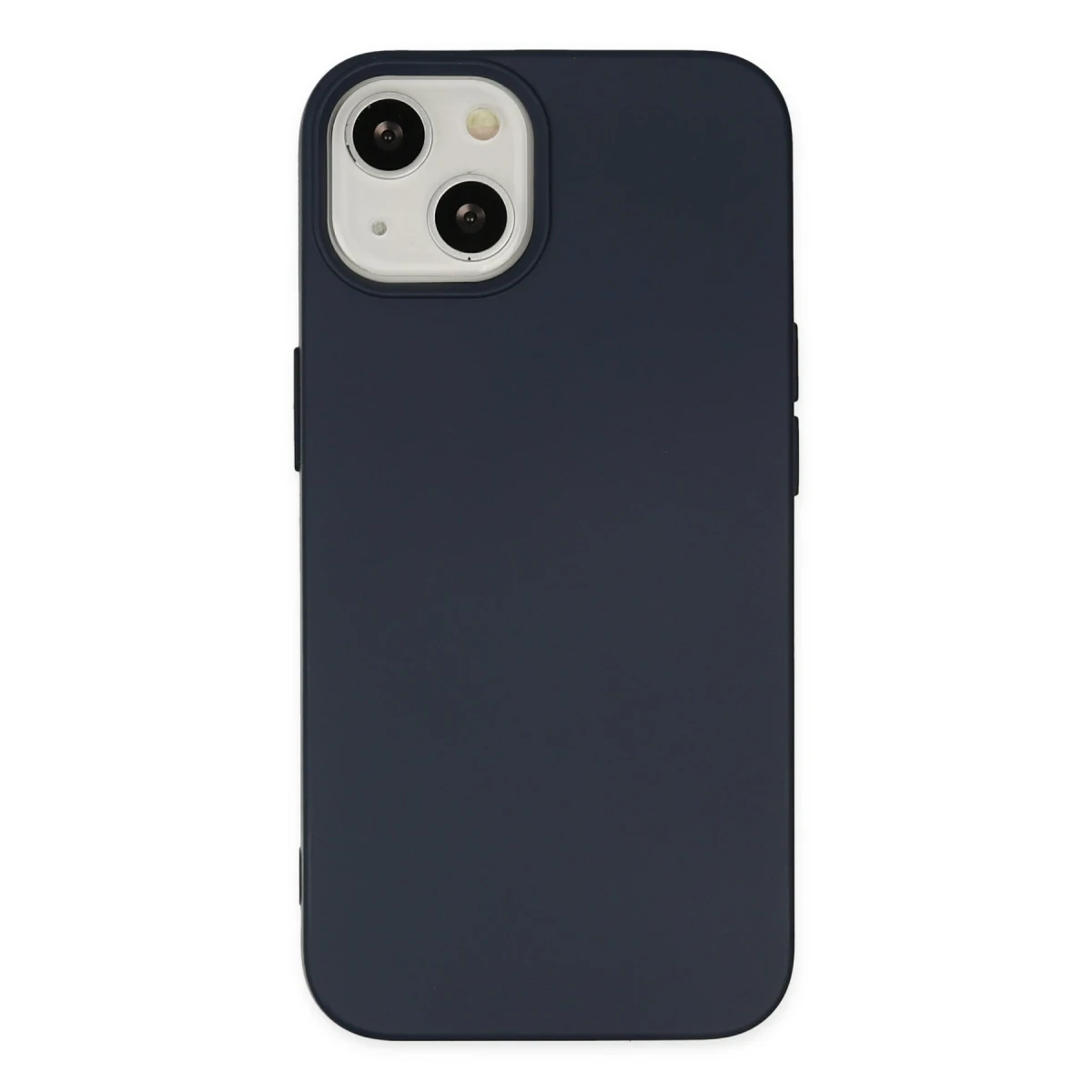 Newface Apple iPhone 14 Kılıf Nano içi Kadife Silikon - Lacivert