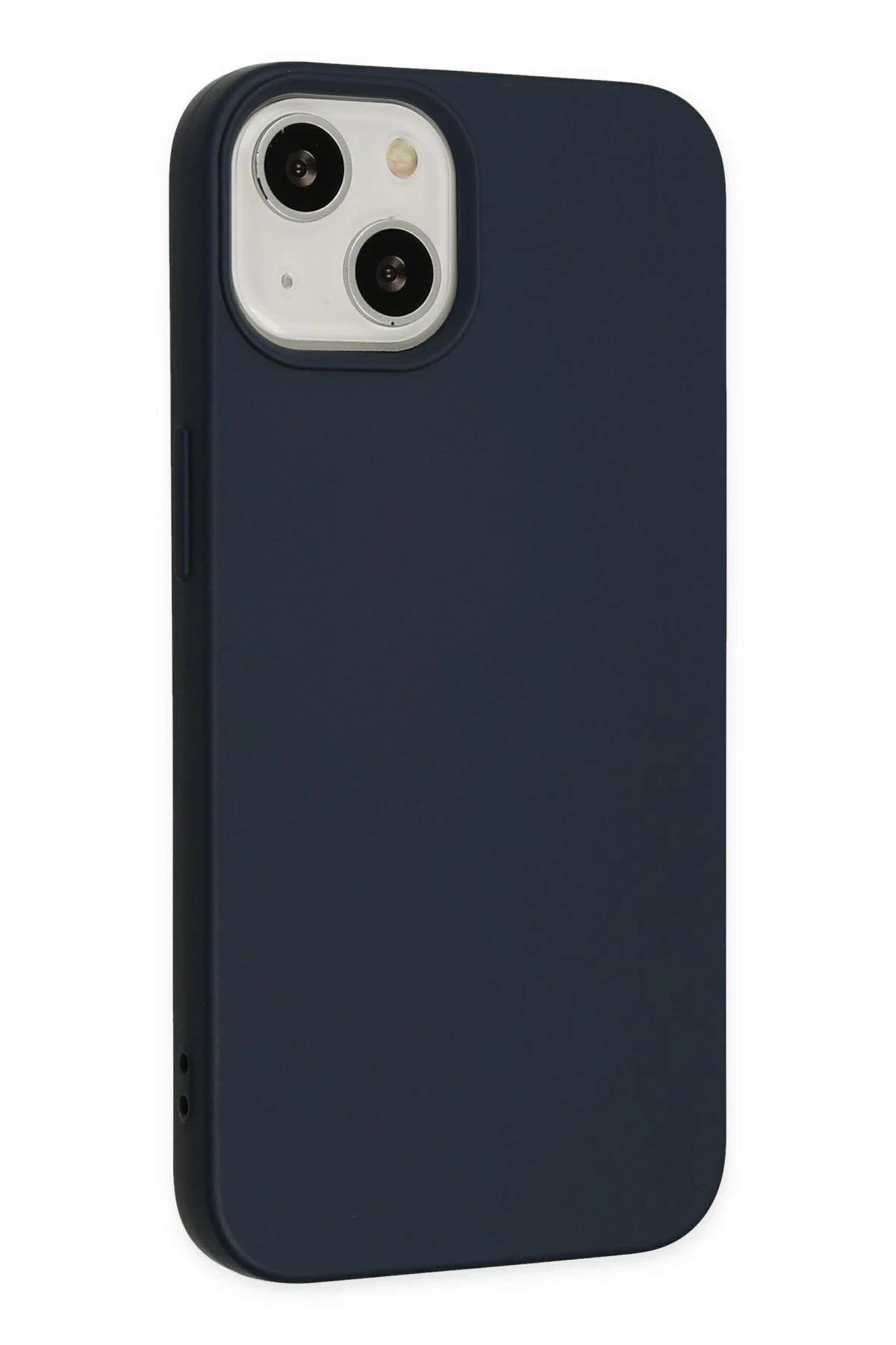 Newface iPhone 14 Kılıf Nano içi Kadife Silikon - Lacivert