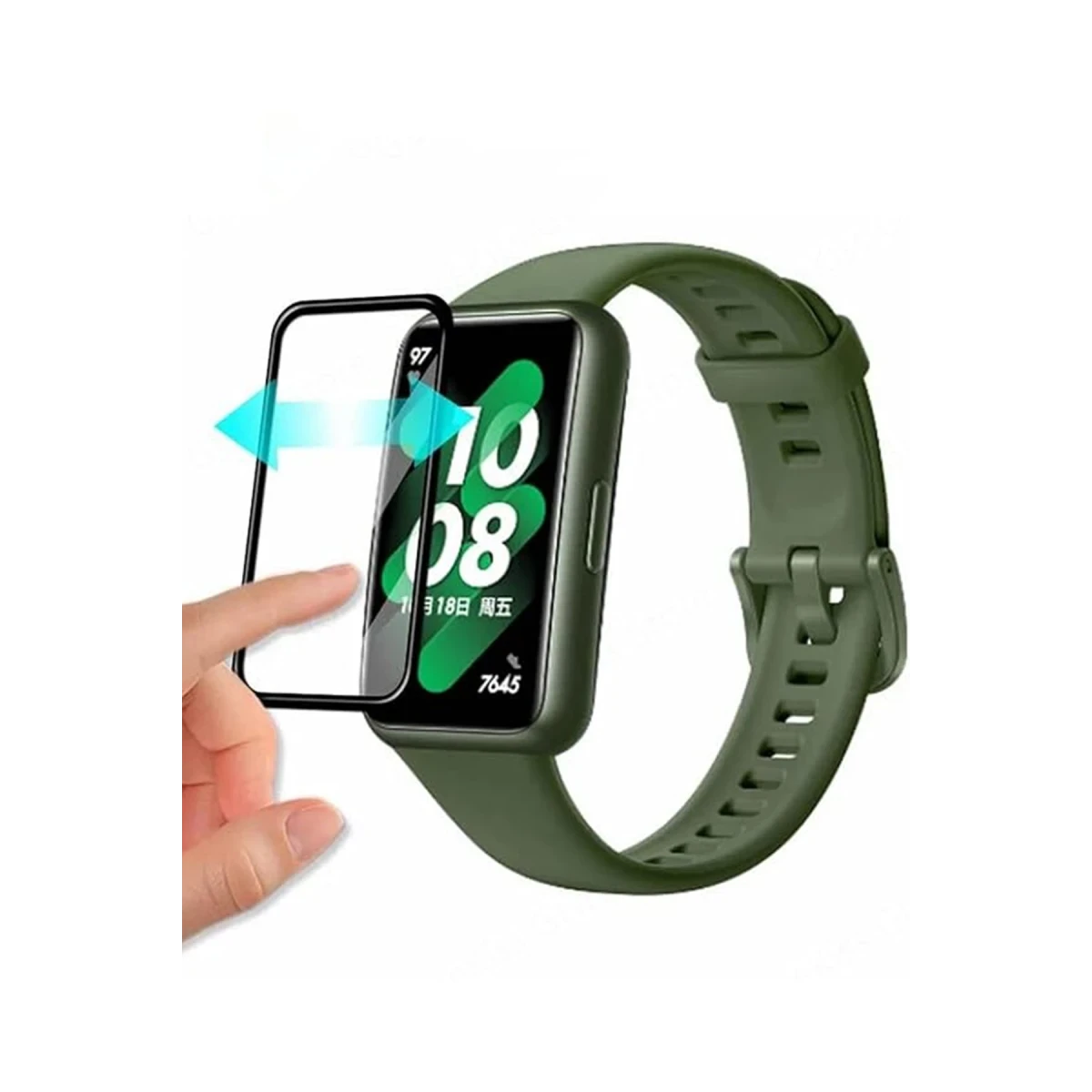 Newface Huawei Band 7 Polymer Nano Ekran Koruyucu - Şeffaf — görsel 6