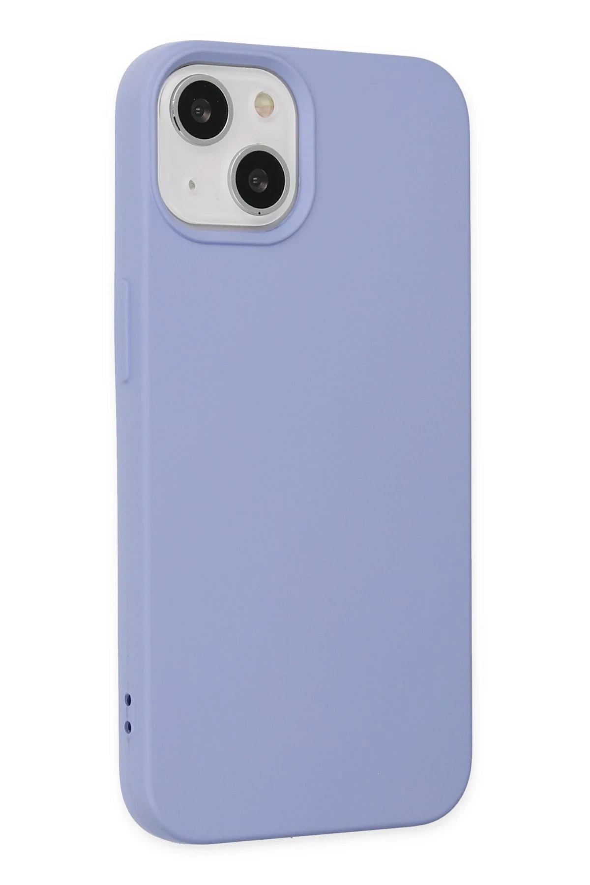 Newface iPhone 14 Plus Kılıf Nano içi Kadife Silikon - Lila
