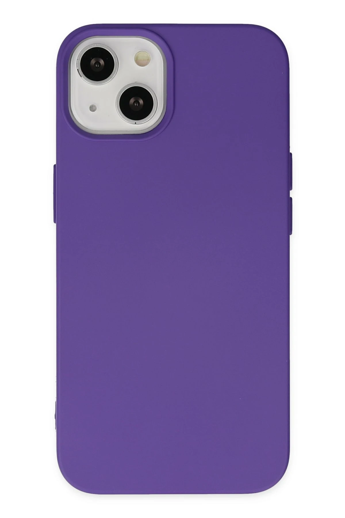 Newface iPhone 14 Plus Kılıf Nano içi Kadife Silikon - Mor