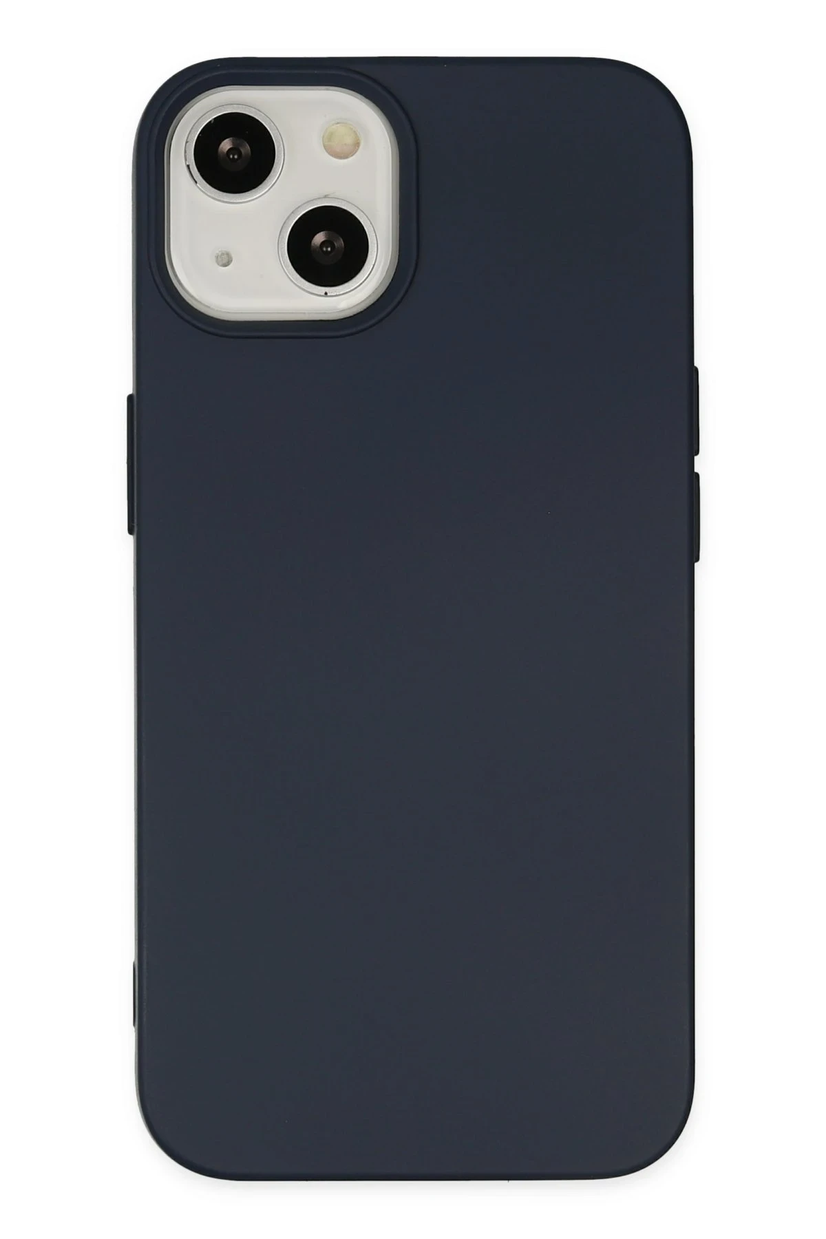 Newface iPhone 14 Plus Kılıf Nano içi Kadife Silikon - Lacivert