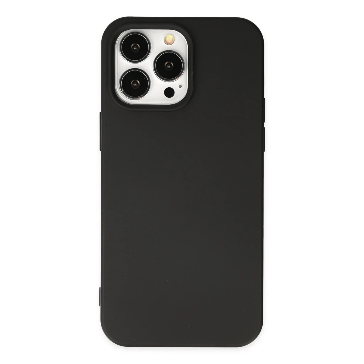 Newface Apple iPhone 14 Pro Kılıf Nano içi Kadife Silikon - Siyah — görsel 4
