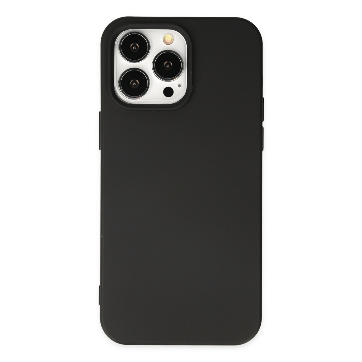 Newface Apple iPhone 14 Pro Kılıf Nano içi Kadife Silikon - Siyah — görsel 7