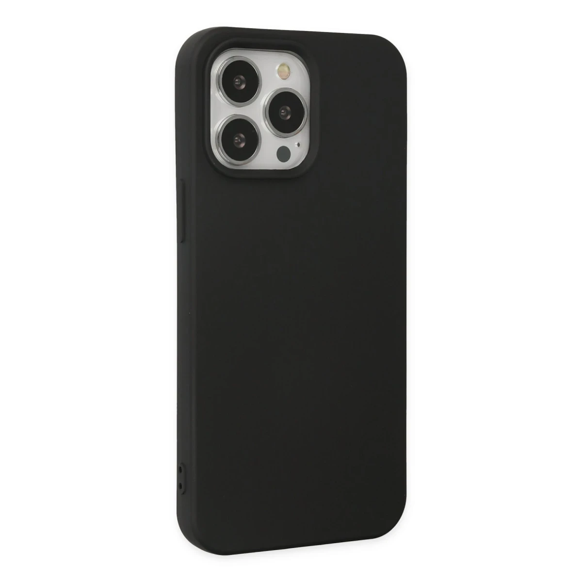 Newface Apple iPhone 14 Pro Kılıf Nano içi Kadife Silikon - Siyah — görsel 5