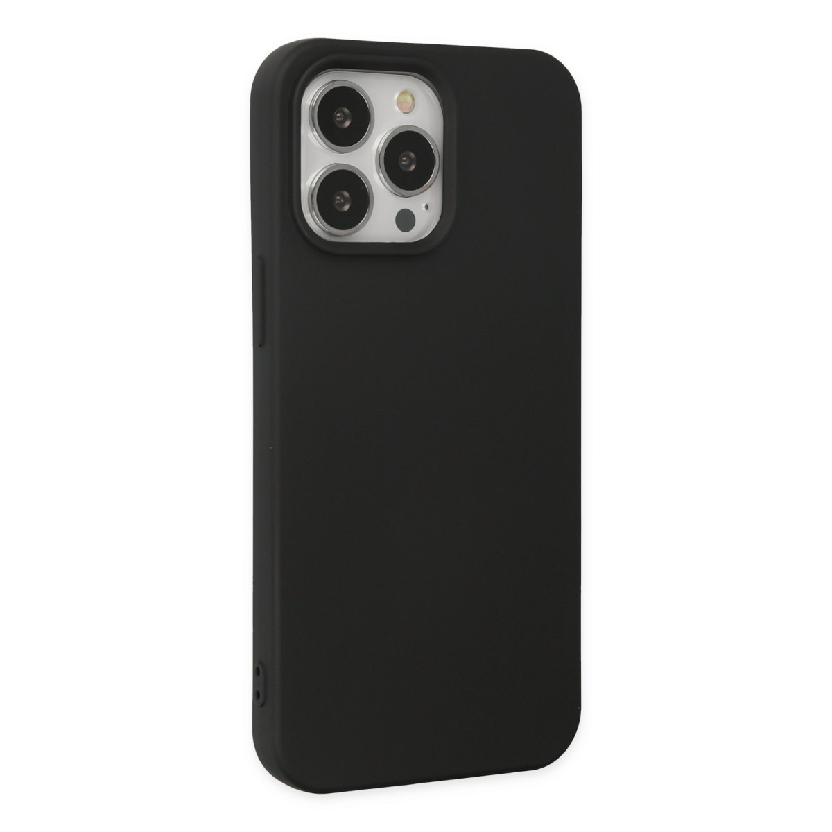 Newface Apple iPhone 14 Pro Kılıf Nano içi Kadife Silikon - Siyah — görsel 8