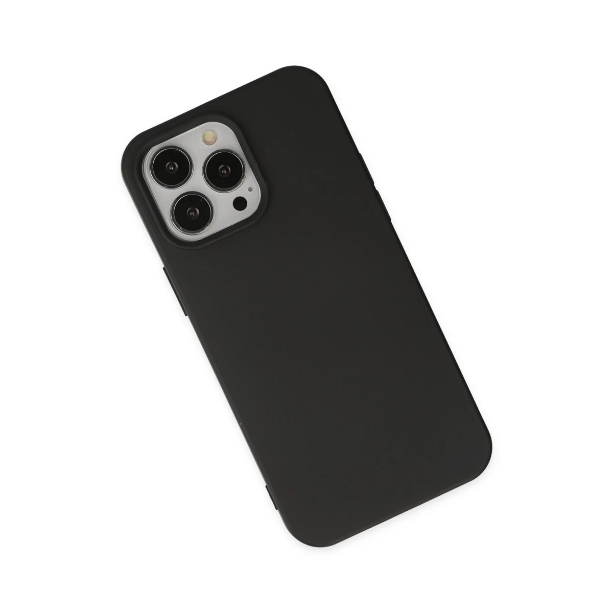 Newface Apple iPhone 14 Pro Max Kılıf Nano içi Kadife Silikon - Siyah — görsel 6