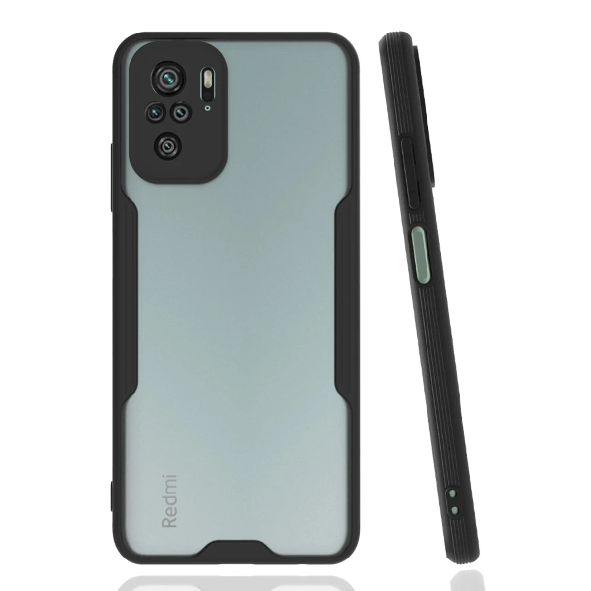 Newface Xiaomi Redmi Note 10 Kılıf Platin Silikon - Siyah — görsel 4