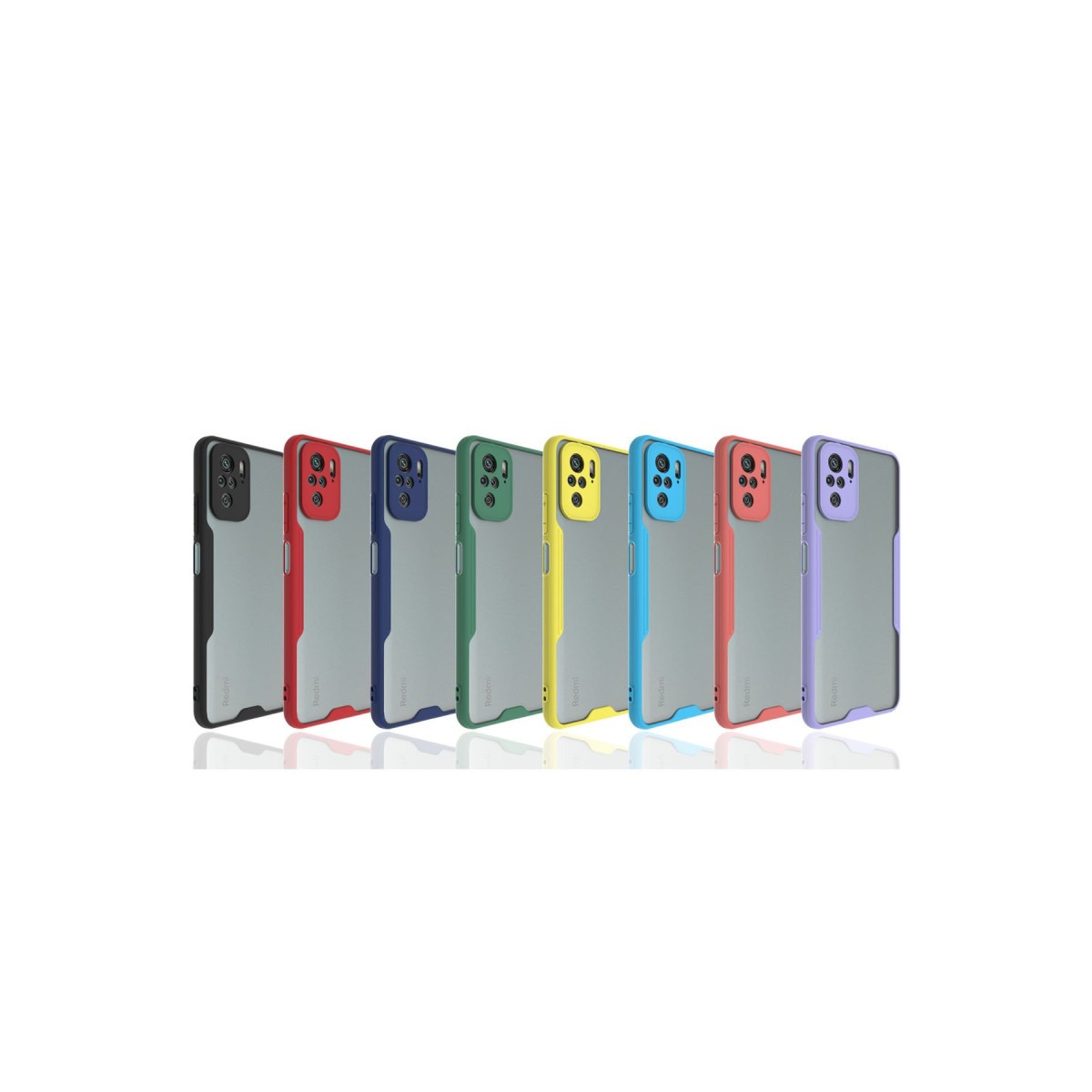 Newface Xiaomi Redmi Note 10 Kılıf Platin Silikon - Siyah — görsel 8
