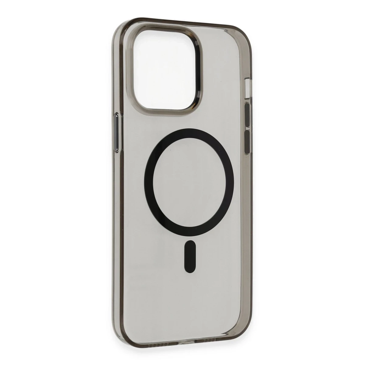 Newface Apple iPhone 14 Pro Max Kılıf Tron Şeffaf Magsafe Kapak - Siyah — görsel 12