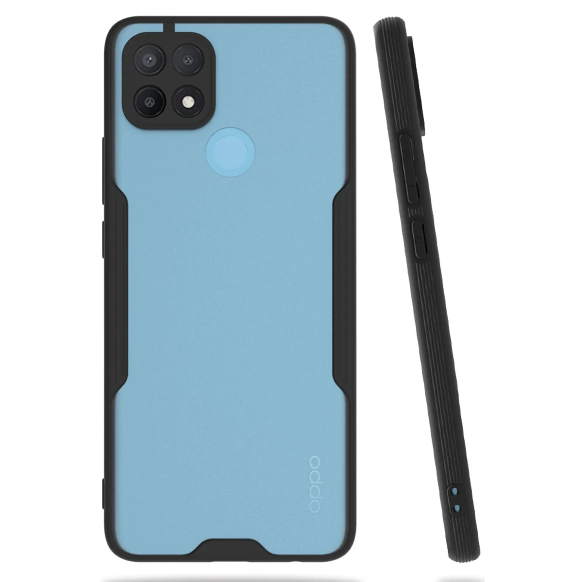 Newface Oppo A15 Kılıf Platin Silikon - Siyah — görsel 4