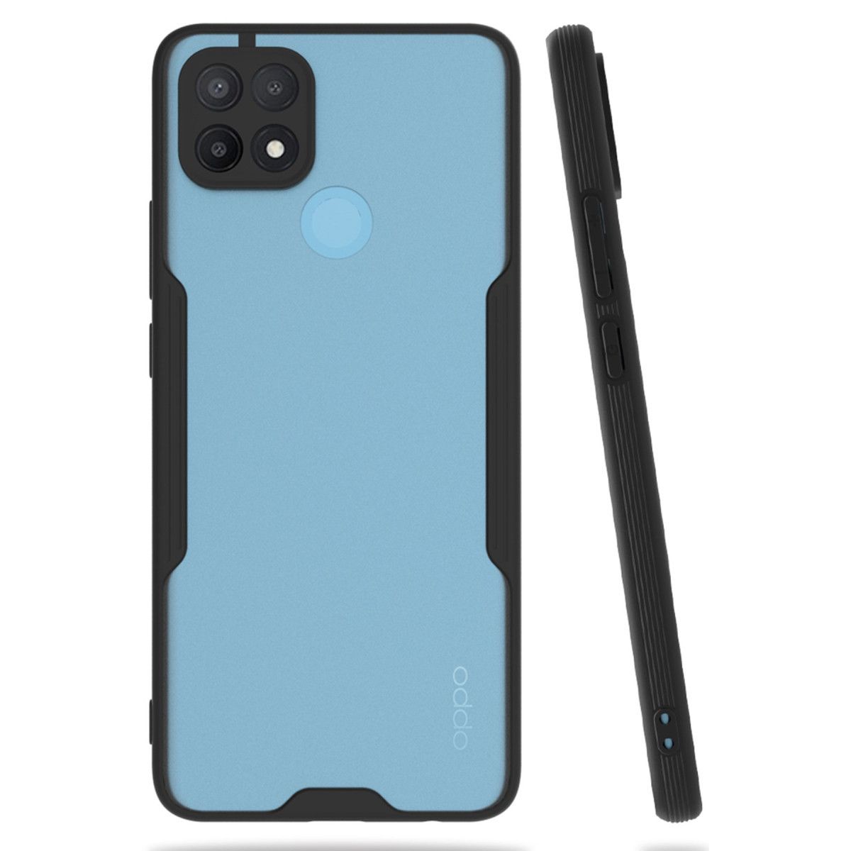 Newface Oppo A15 Kılıf Platin Silikon - Siyah — görsel 7