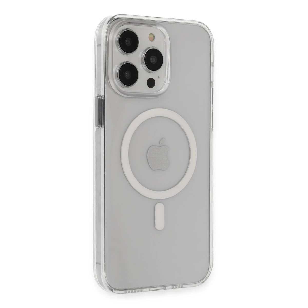 Apple iPhone 14 Pro Max Kılıf Tron Şeffaf Magsafe Kapak - Şeffaf