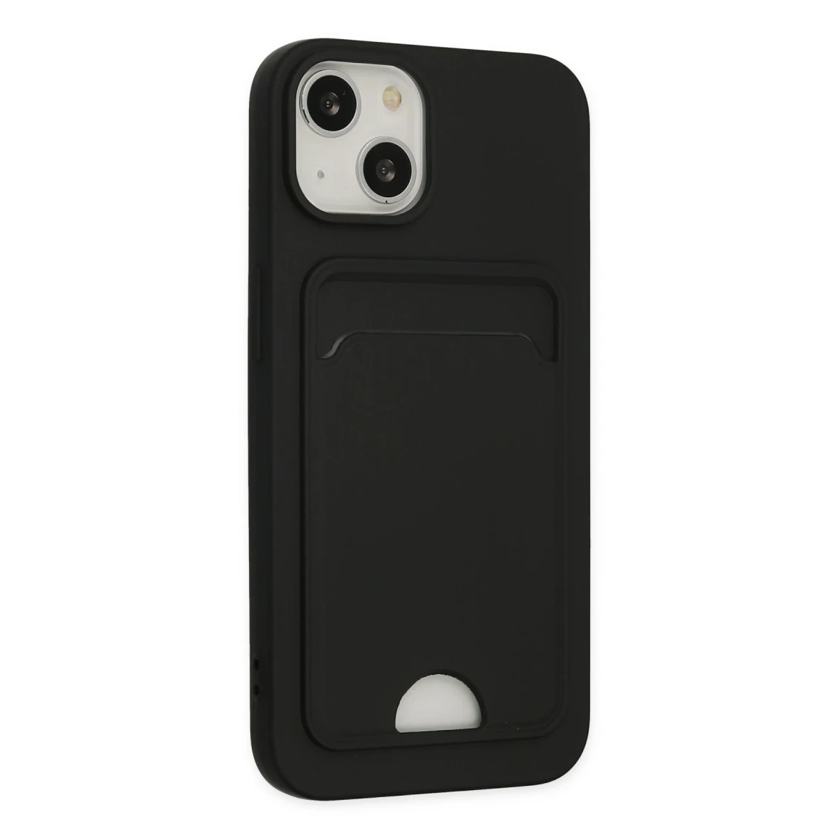 Newface Apple iPhone 14 Plus Kılıf Kelvin Kartvizitli Silikon - Siyah — görsel 7