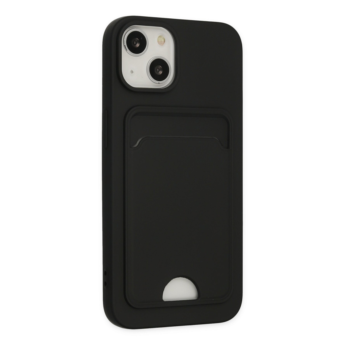 Newface Apple iPhone 14 Plus Kılıf Kelvin Kartvizitli Silikon - Siyah — görsel 12