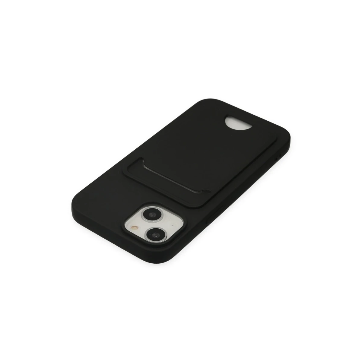 Newface Apple iPhone 14 Plus Kılıf Kelvin Kartvizitli Silikon - Siyah — görsel 10