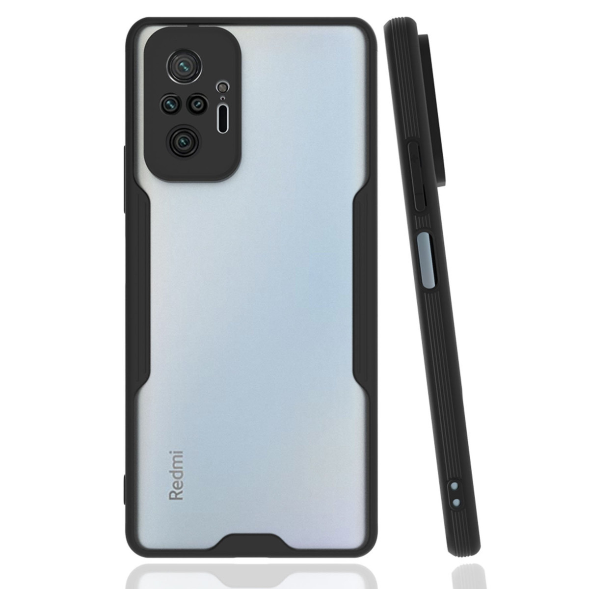 Newface Xiaomi Redmi Note 10 Pro Kılıf Platin Silikon - Siyah — görsel 7