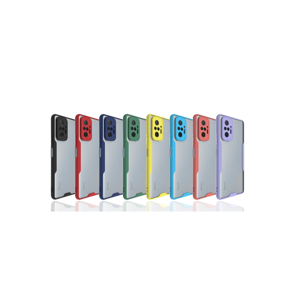 Newface Xiaomi Redmi Note 10 Pro Kılıf Platin Silikon - Siyah — görsel 9