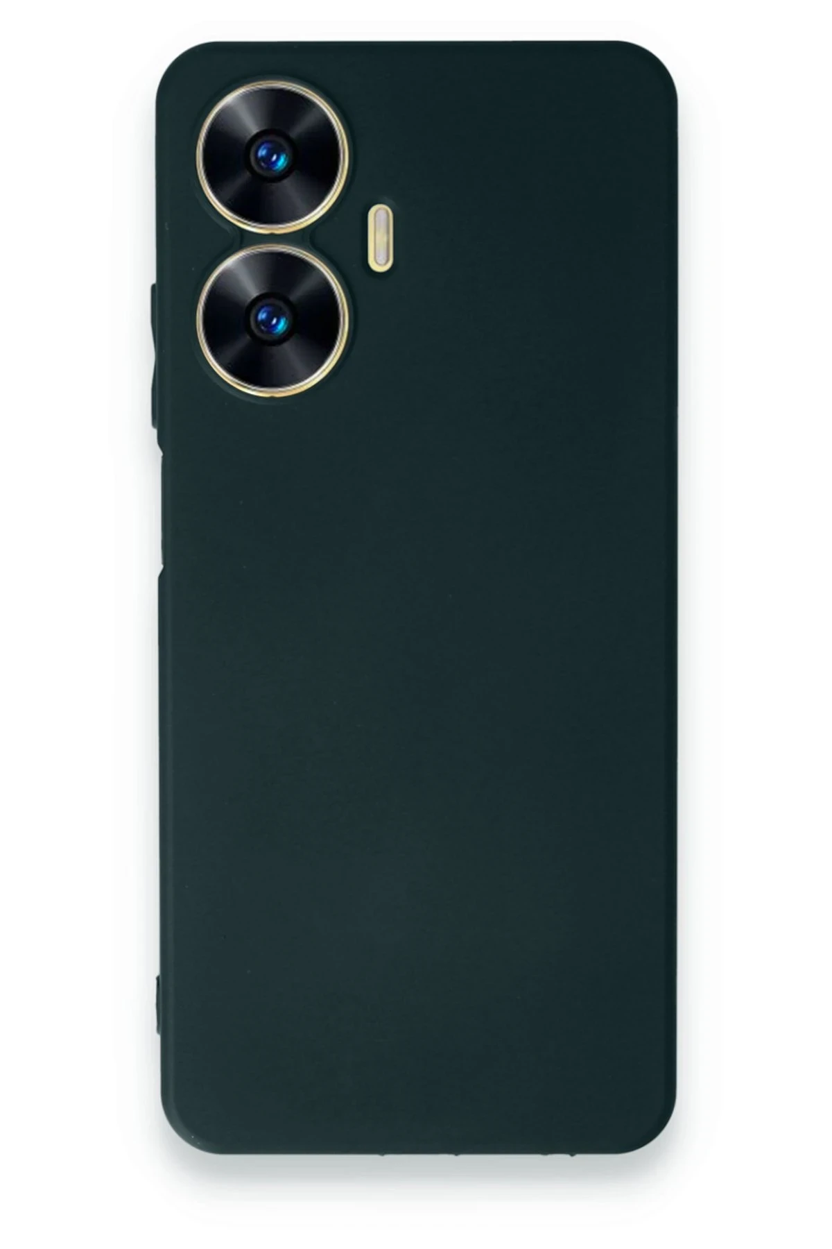 Newface Realme C55 Kılıf First Silikon - Koyu Yeşil