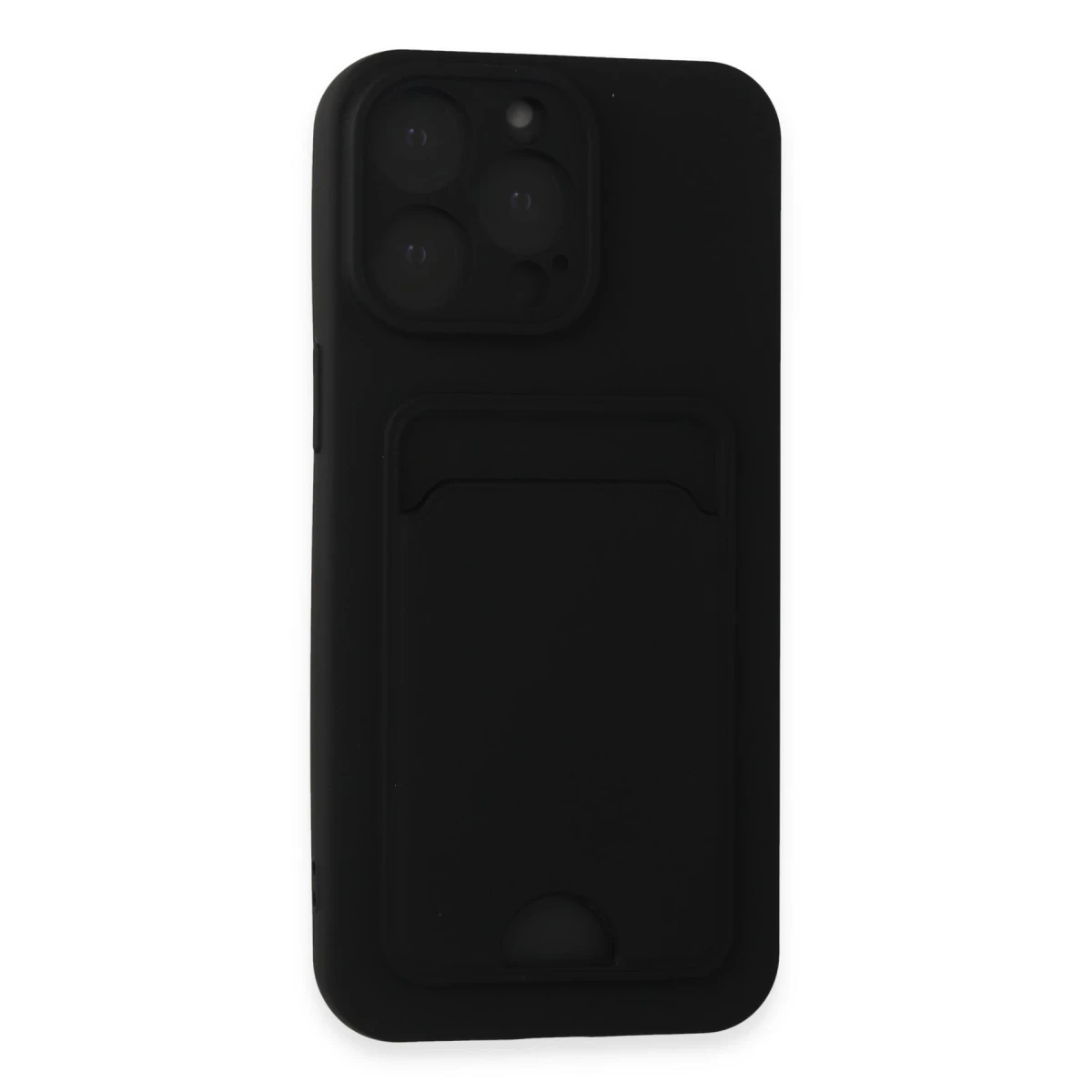 Newface Apple iPhone 14 Pro Max Kılıf Kelvin Kartvizitli Silikon - Siyah — görsel 5
