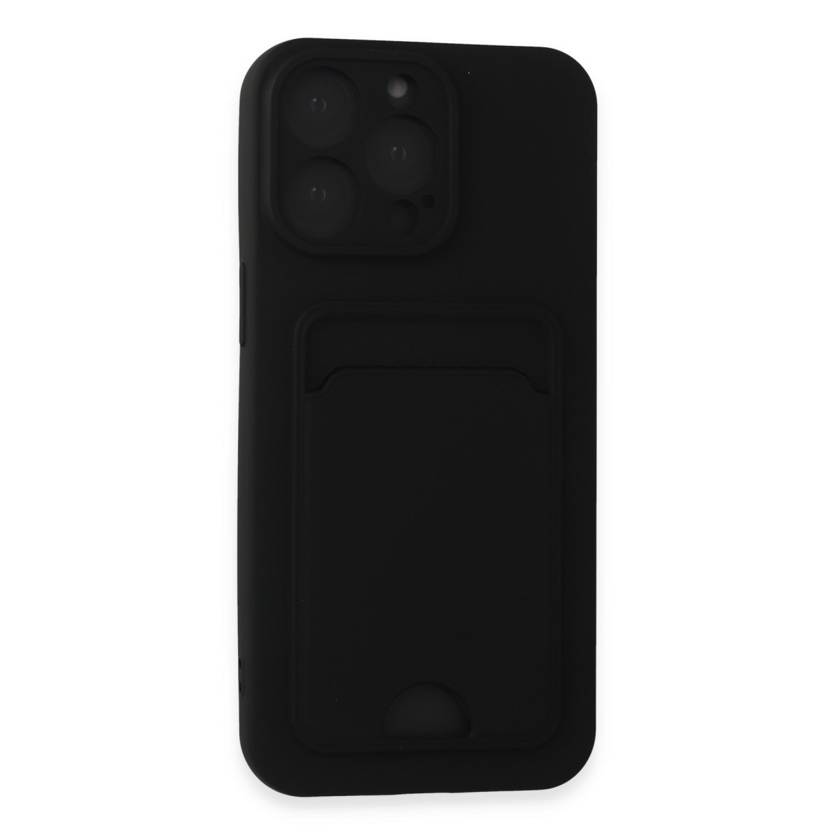 Newface Apple iPhone 14 Pro Max Kılıf Kelvin Kartvizitli Silikon - Siyah — görsel 9