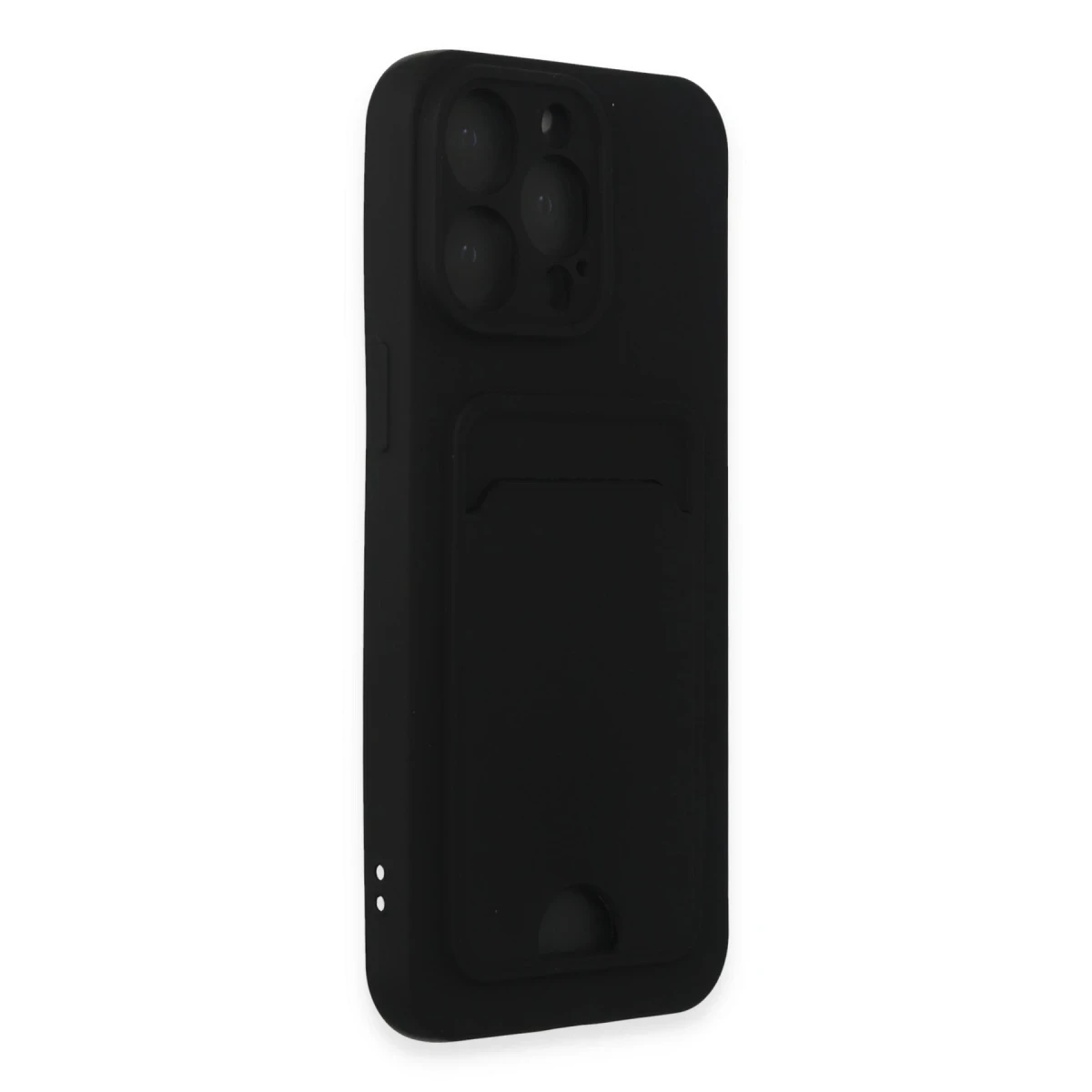 Newface Apple iPhone 14 Pro Max Kılıf Kelvin Kartvizitli Silikon - Siyah — görsel 6