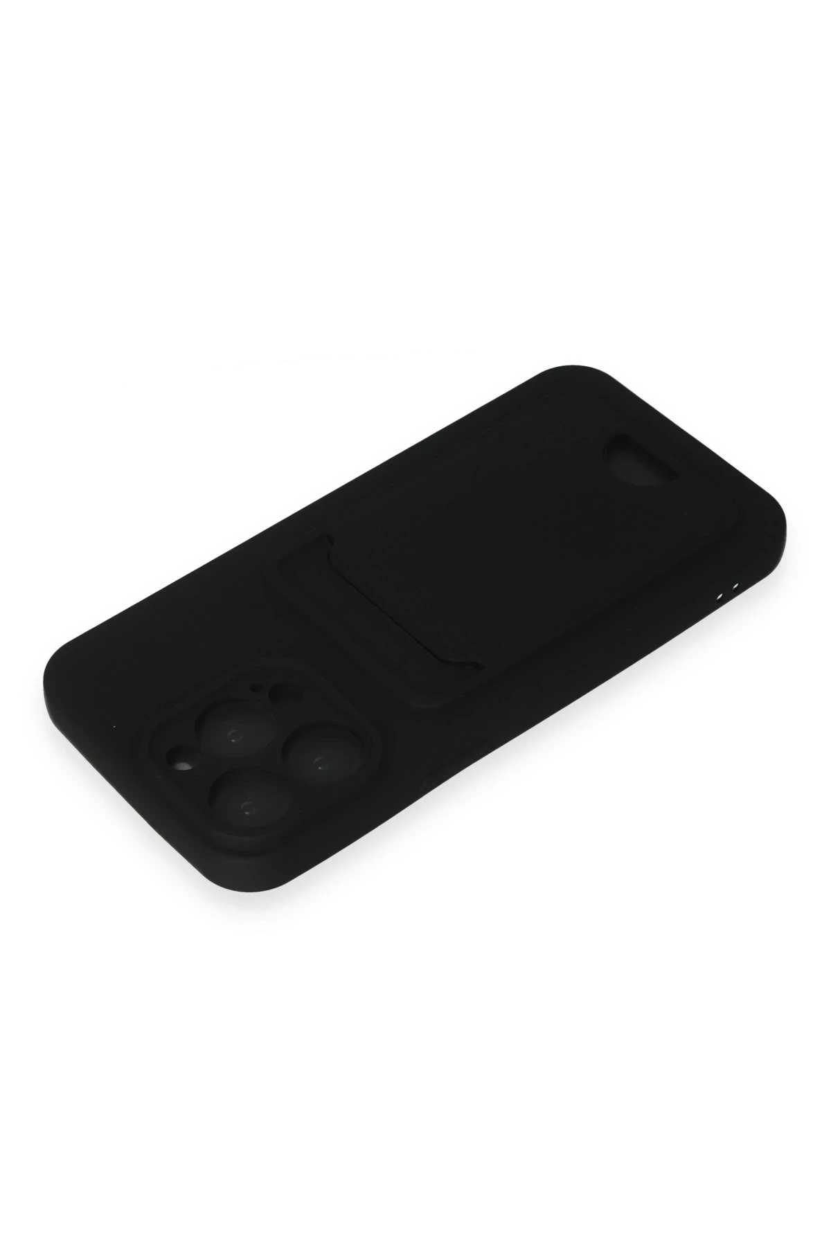 Newface Apple iPhone 14 Pro Max Kılıf Kelvin Kartvizitli Silikon - Siyah — görsel 3