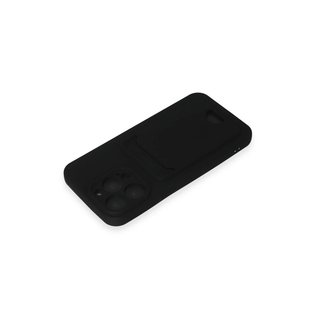 Newface Apple iPhone 14 Pro Max Kılıf Kelvin Kartvizitli Silikon - Siyah — görsel 7