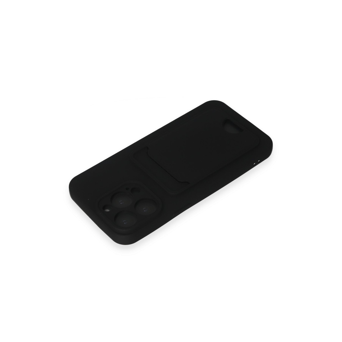 Newface Apple iPhone 14 Pro Max Kılıf Kelvin Kartvizitli Silikon - Siyah — görsel 11