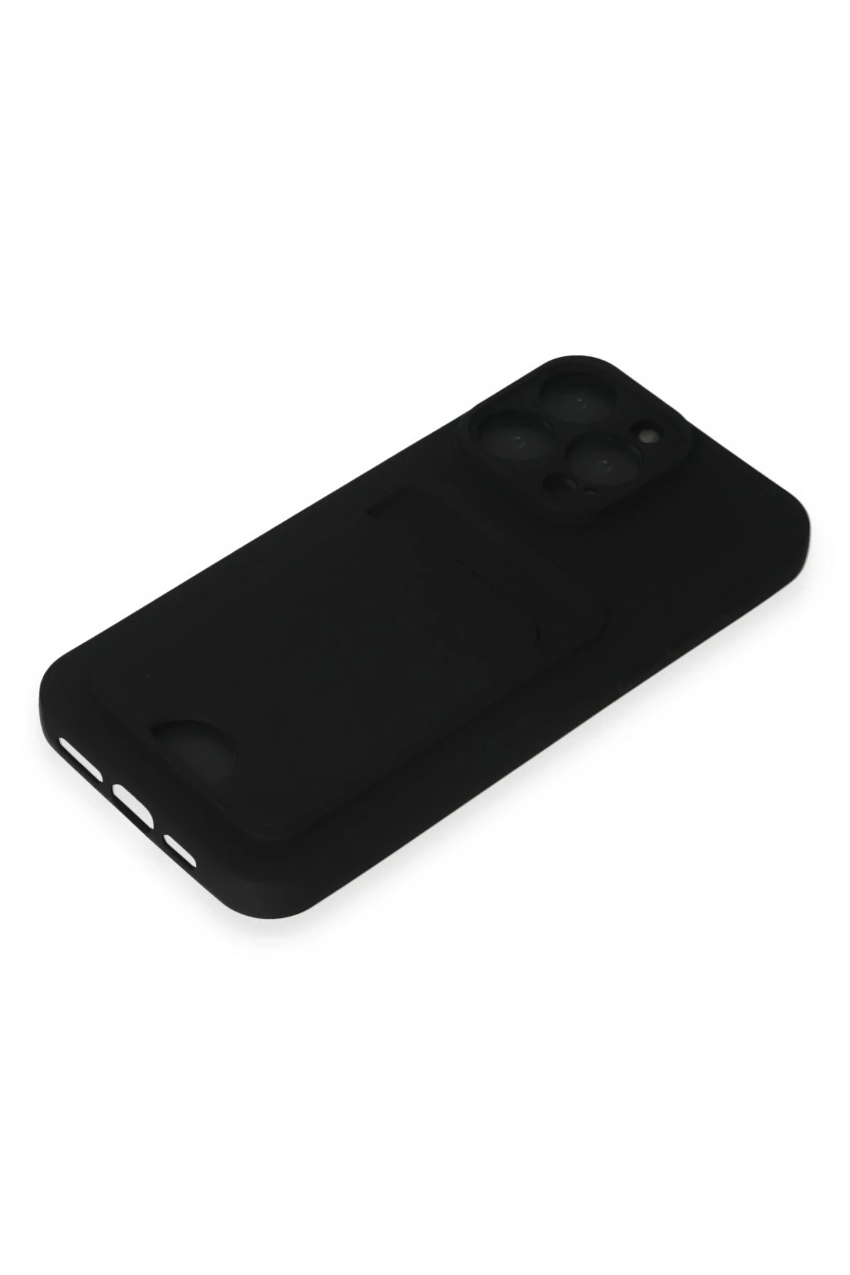 Newface Apple iPhone 14 Pro Max Kılıf Kelvin Kartvizitli Silikon - Siyah — görsel 4
