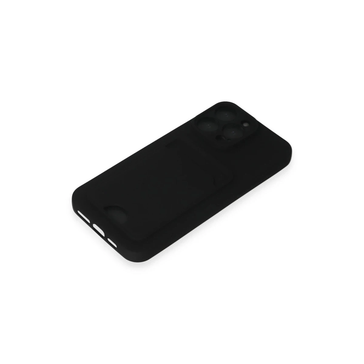 Newface Apple iPhone 14 Pro Max Kılıf Kelvin Kartvizitli Silikon - Siyah — görsel 8