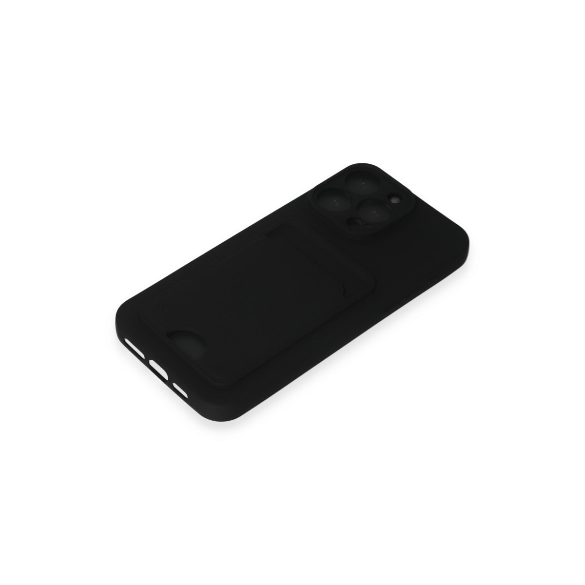Newface Apple iPhone 14 Pro Max Kılıf Kelvin Kartvizitli Silikon - Siyah — görsel 12