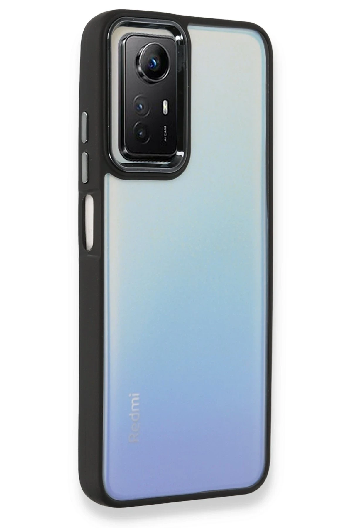 Newface Xiaomi Redmi Note 12S Kılıf Dora Kapak - Siyah