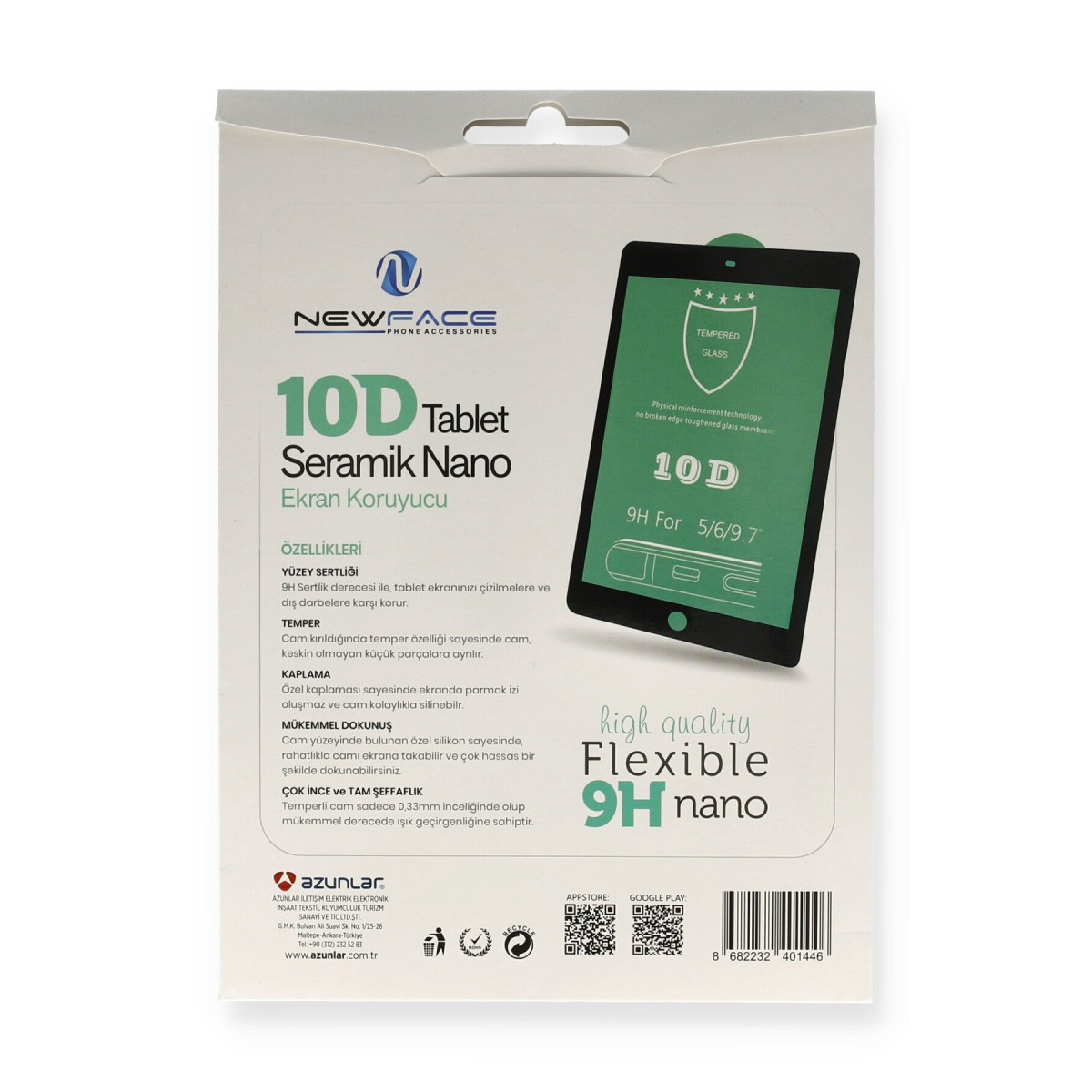 Newface Samsung Galaxy T860 Tab S6 10.5 Tablet 10D Seramik Nano — görsel 8