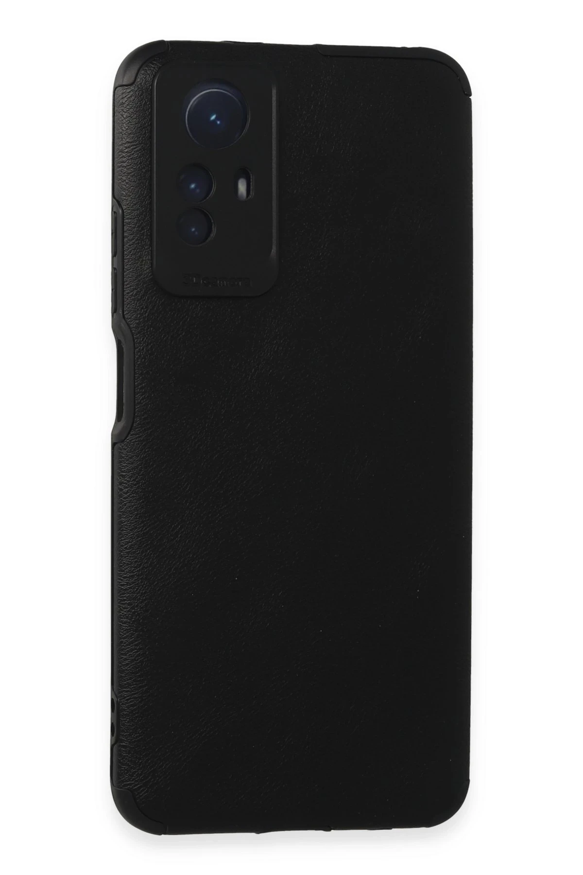 Newface Xiaomi Redmi Note 12S Kılıf Loop Deri Silikon - Siyah