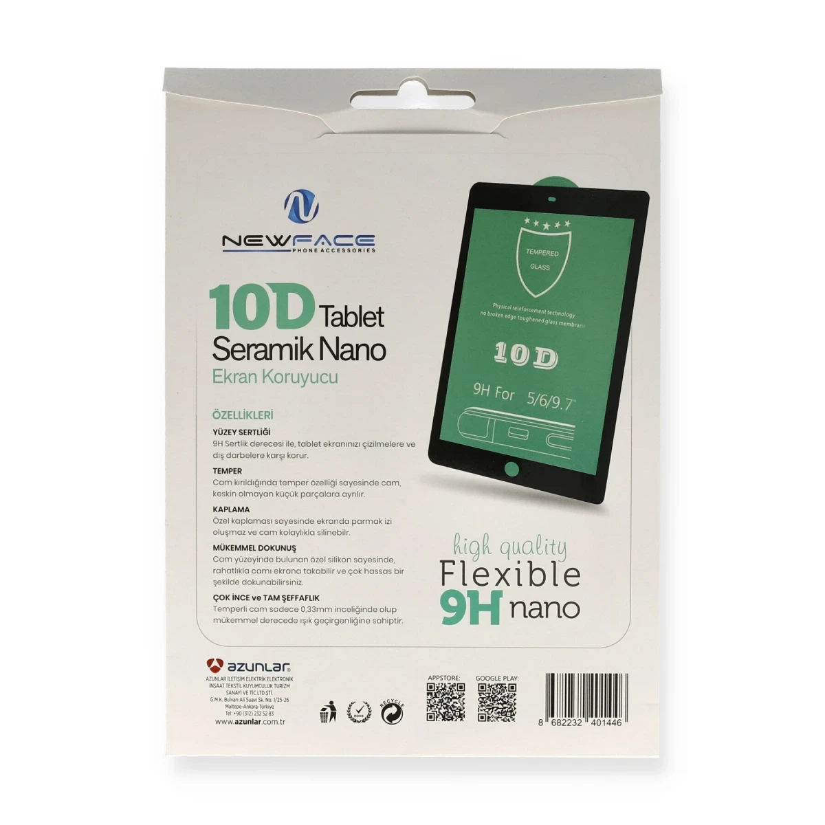 Newface Huawei MediaPad T5 10 Tablet 10D Seramik Nano — görsel 5