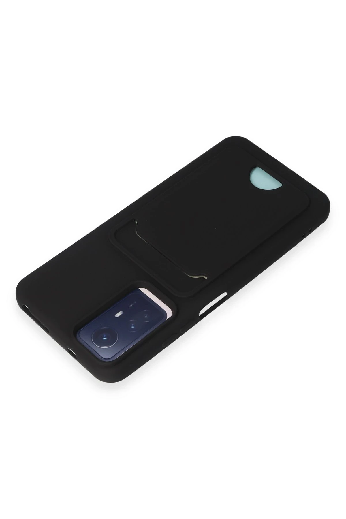 Newface Xiaomi Redmi Note 12S Kılıf Kelvin Kartvizitli Silikon - Siyah — görsel 3