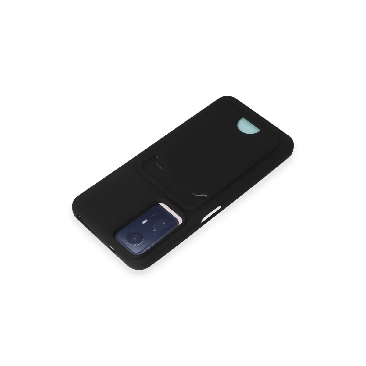 Newface Xiaomi Redmi Note 12S Kılıf Kelvin Kartvizitli Silikon - Siyah — görsel 7