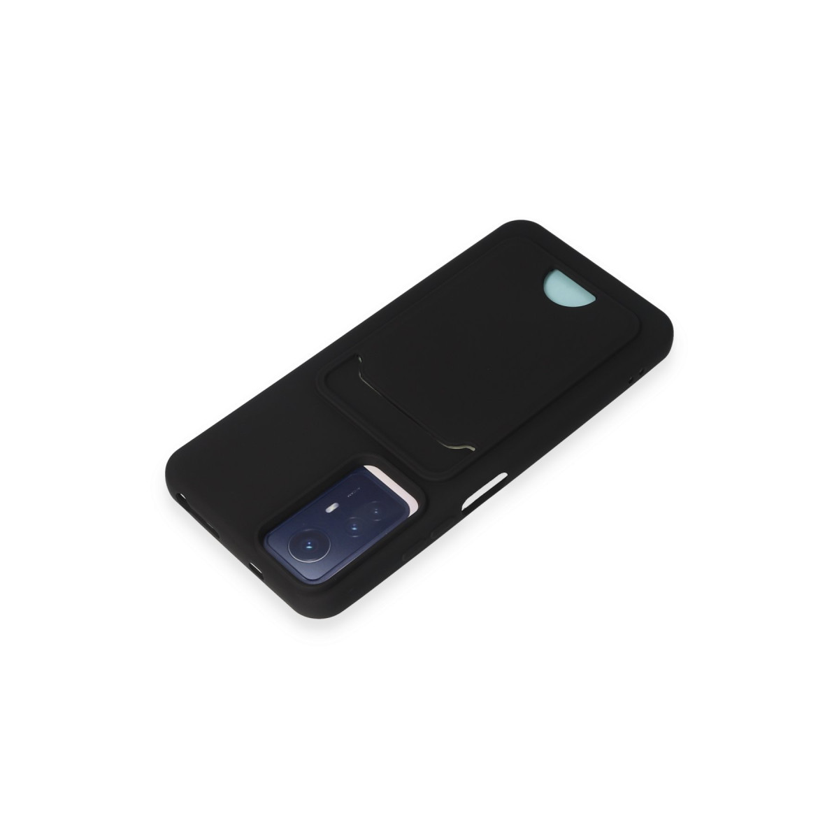 Newface Xiaomi Redmi Note 12S Kılıf Kelvin Kartvizitli Silikon - Siyah — görsel 11