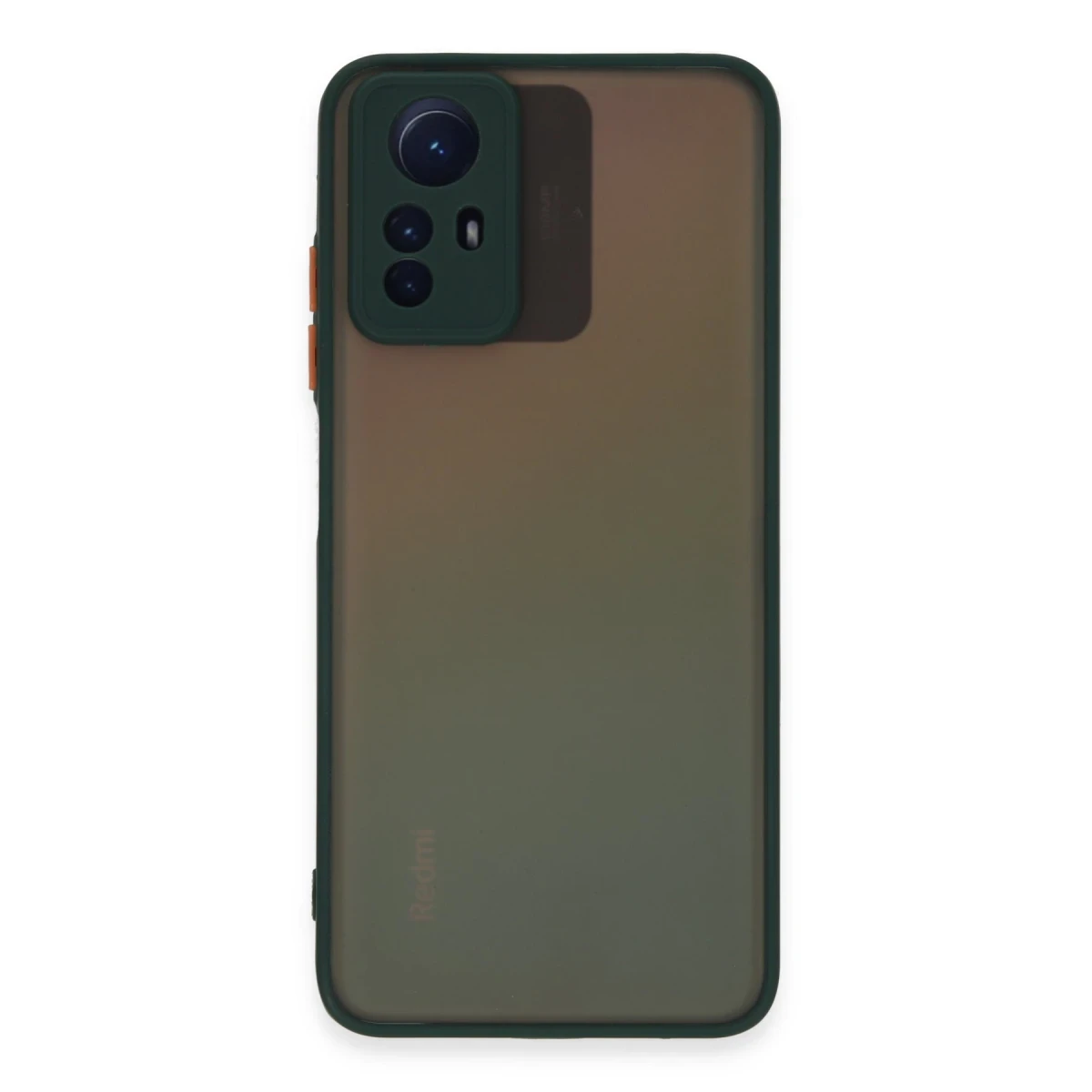 Newface Xiaomi Redmi Note 12S Kılıf Montreal Silikon Kapak - Yeşil