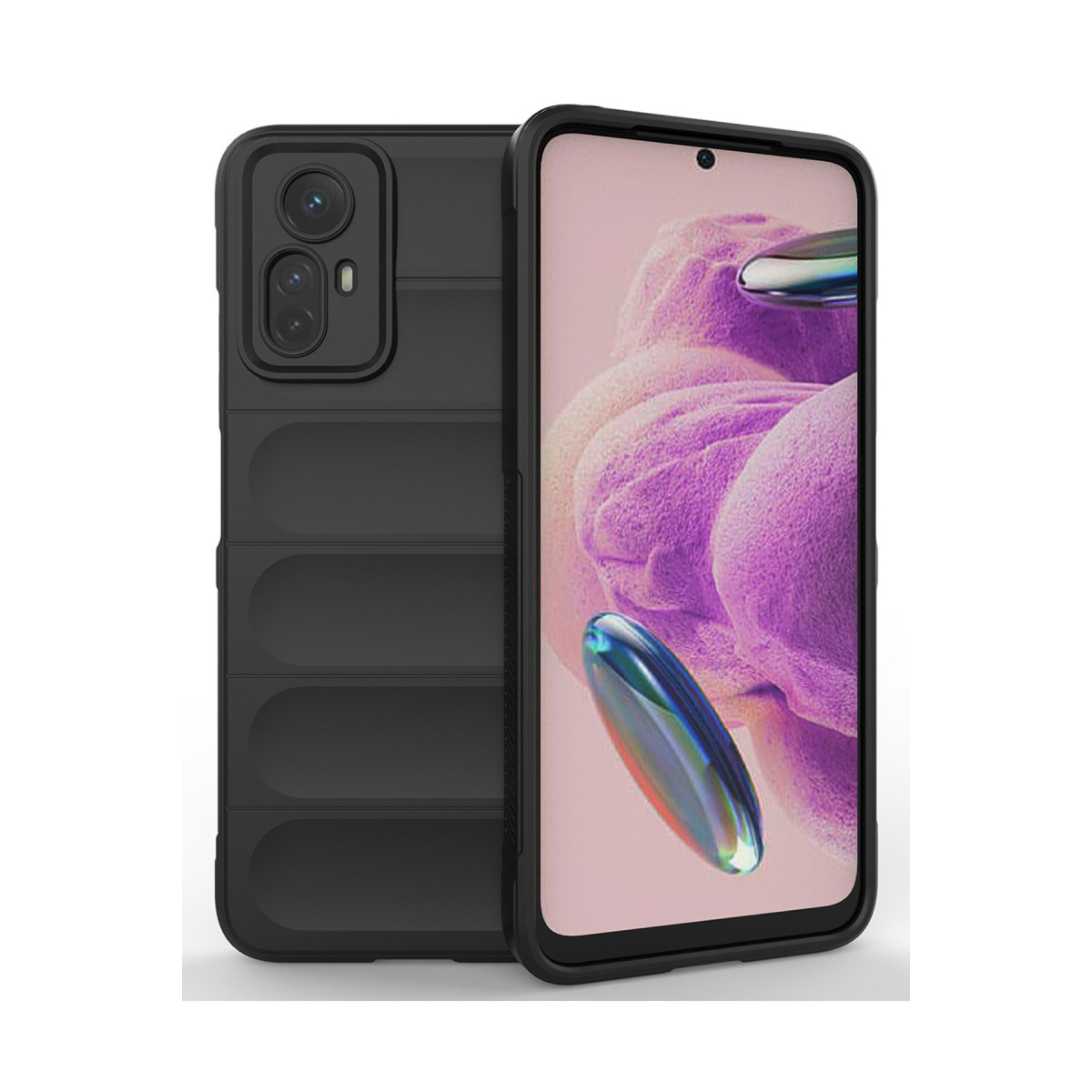 Newface Xiaomi Redmi Note 12S Kılıf Optimum Silikon - Siyah — görsel 11