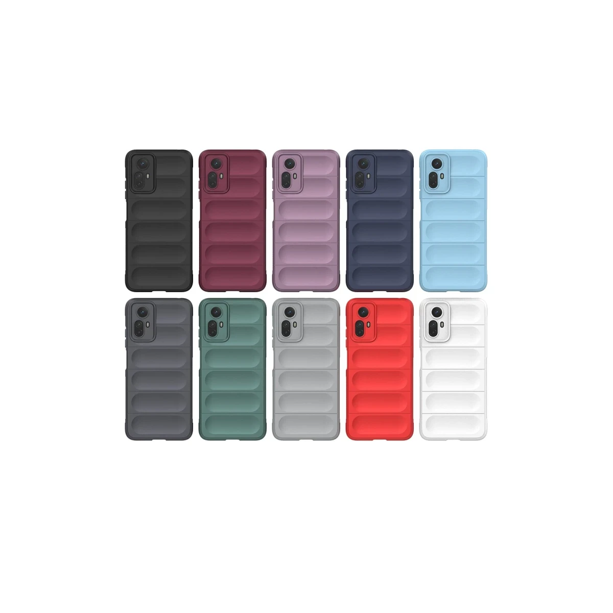 Newface Xiaomi Redmi Note 12S Kılıf Optimum Silikon - Siyah — görsel 8